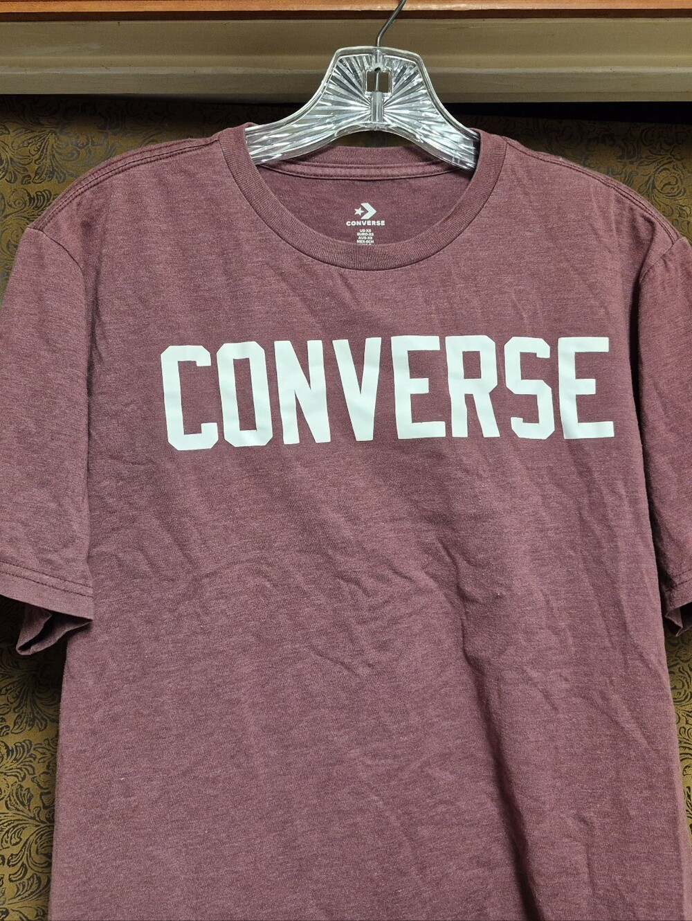 Converse Maroon Short-Sleeve Logo Tee